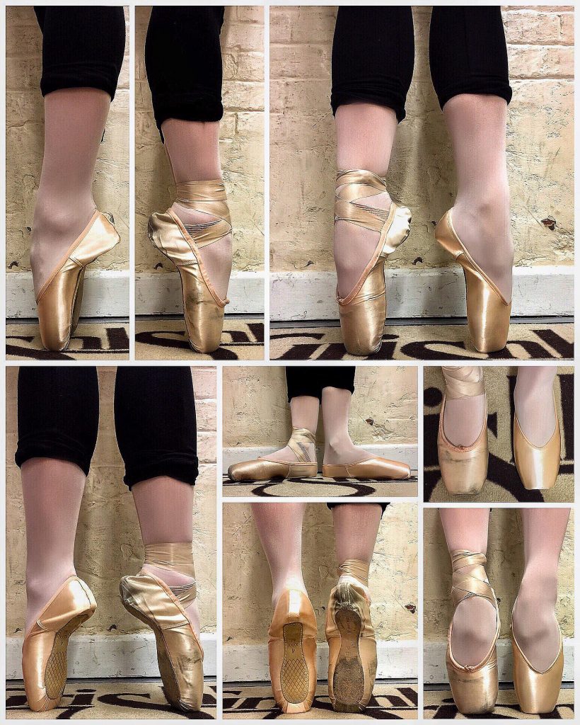 pointe shoe comparison ill fitting wrong compared perfect supportive