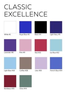 Grishko Nikolay Classic Excellence Colour Chart Color Chart Ballet Wear