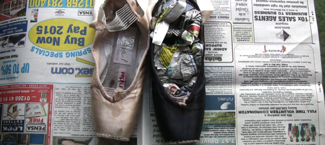 How to dye pointe shoes