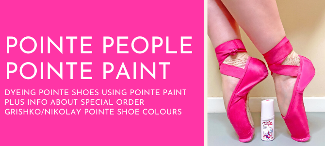 PointePeople Pointe Paint (Pointe Shoe Dye) Tutorial Video